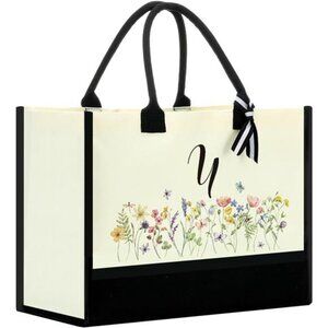 Initial Tote Bags for Women U